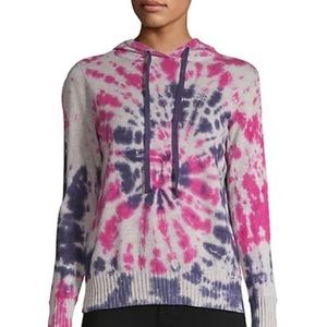 Central Park west New York tie dye knit hoodie/sweater